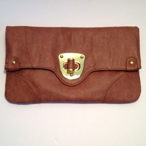 Brown gold over clutch