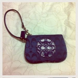 Authentic coach wristlet