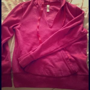 Victorias Secret Plush n' Lush pink fleece sweater