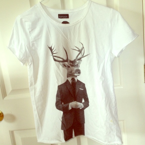 SOLD***Topshop Moose Tee