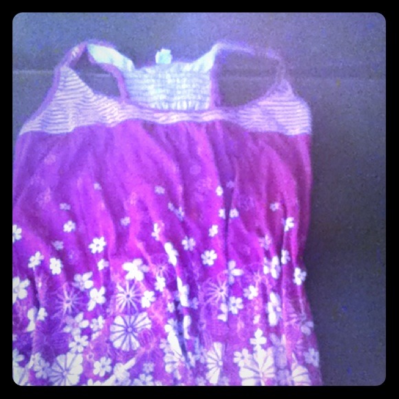 A flowered print top
