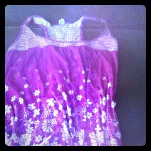 A flowered print top