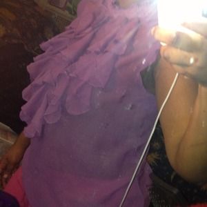 See through purple shirt never worn