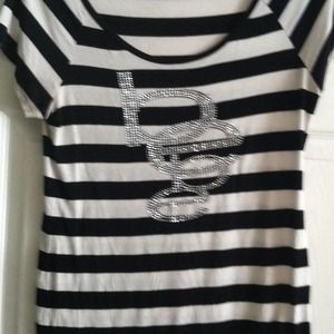 Cute stripped bebe shirt