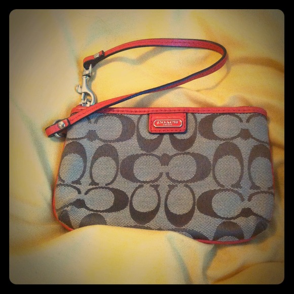 Authentic Coach Wristlet - Picture 1 of 2