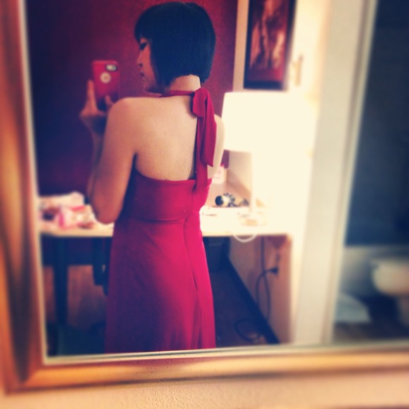 *Sharing* Red Halter Dress from Max and Cleo