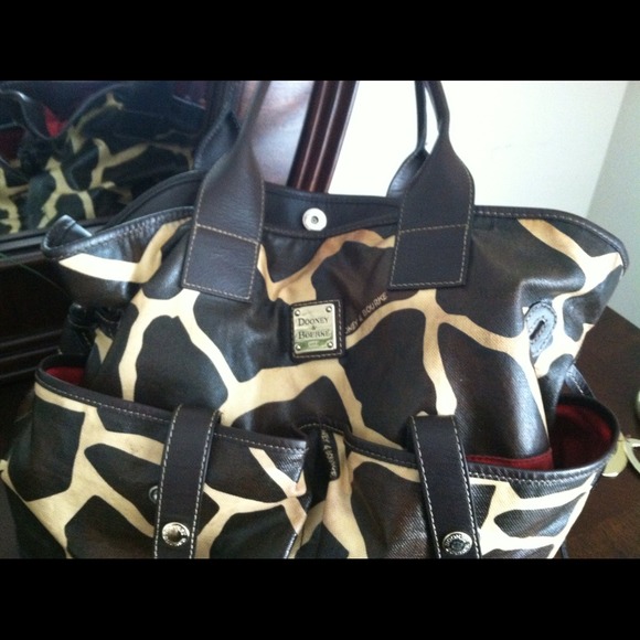 Purse cowhide print Authentic D & B