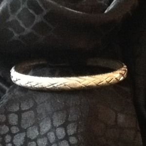 Bangle bracelet real silver