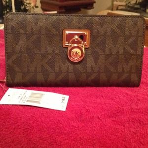 Aut. MICHAEL KORES LARGE ZIP AROUND WALLET
