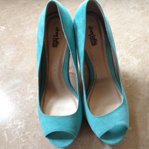 Mint green wedges Sz 9