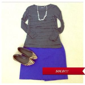 SOLD!!!! NWOT assymetric layered top