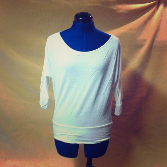 White front with white zebra print mesh back