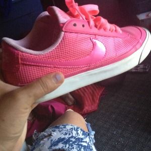 Hot pink Nikes