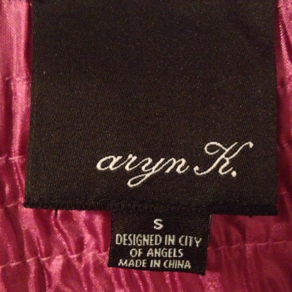 ❌SOLD❌Aryn K Multi Purple Silk Top Sz S - Picture 3 of 4