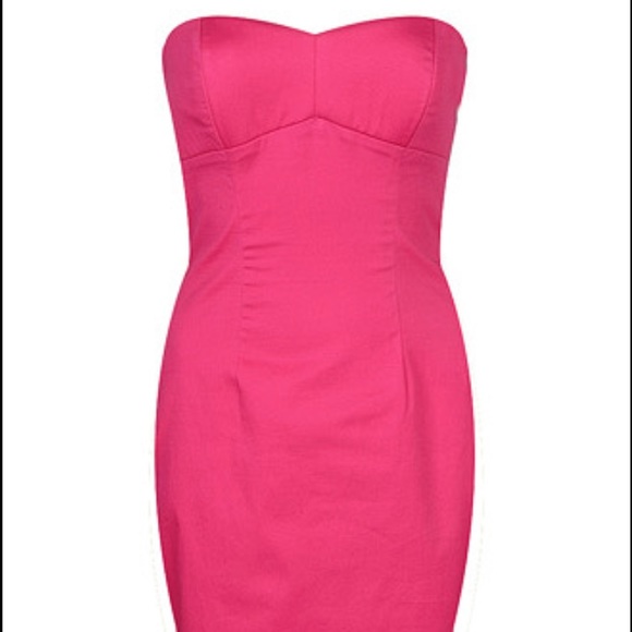 ⚡️final sale⚡️Rose pink tube top dress - Picture 3 of 4