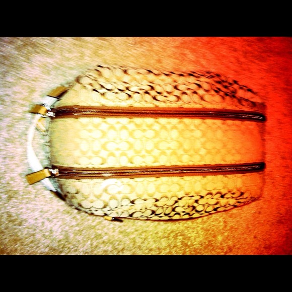 Coach makeup bag