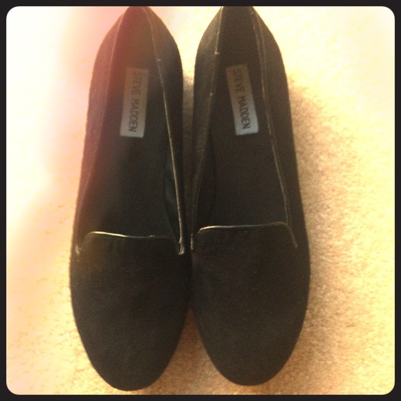 Steve Madden black Cortland Loafers!