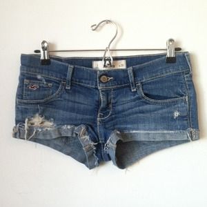 Distressed Hollister Shorts