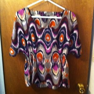 SOLD in bundle.  Banana Republic split sleeve top