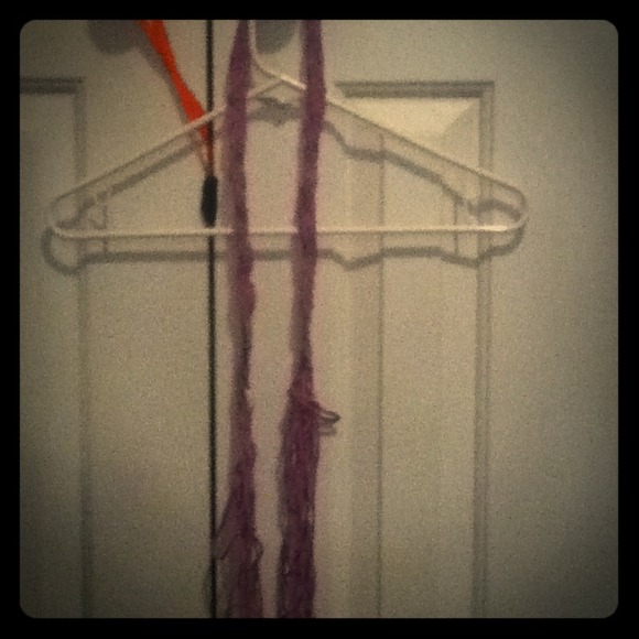 Purple light scarf