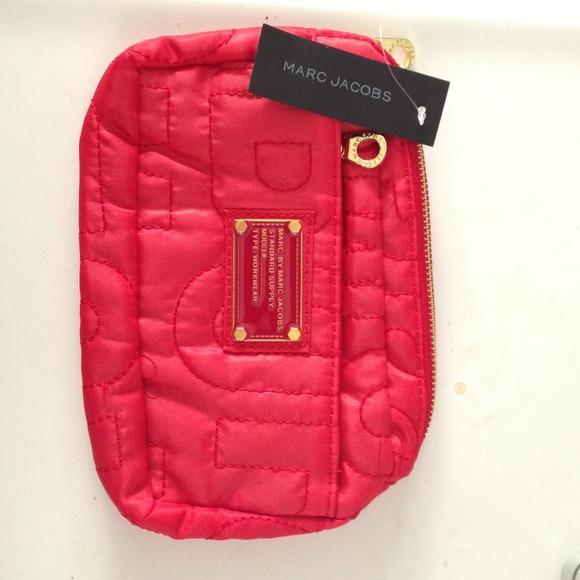 BRAND NEW red Marc by Marc Jacobs makeup bag!