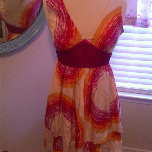 Laundry By Design Satin Cocktail Dress - Picture 1 of 1