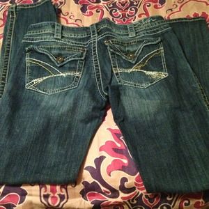 Size 31/44 silver jeans