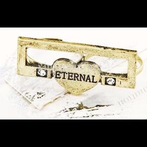 Love is Eternal Two Finger Ring