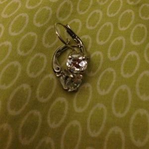 * Rhinestone lever back earrings