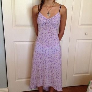 Soft Lilac high-lo dress