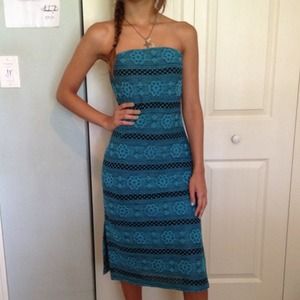 Strapless dress