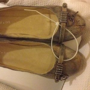 Ballet flats animal skin print