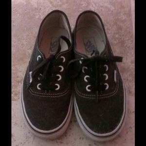 ❌SOLD! Black vans size 6 1/2