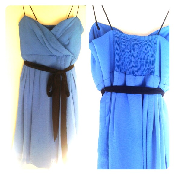 Zara blue date night dress