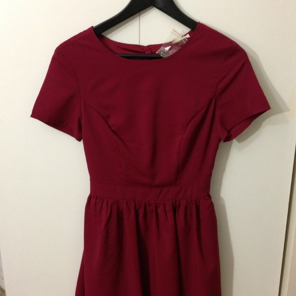 Brand new oxblood dress!