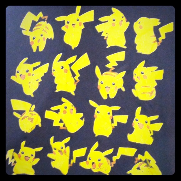 ⚡Pokemon Pikachu Black Tshirt⚡