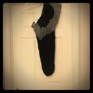 Flowered Half sleeve blouse cocktail dress