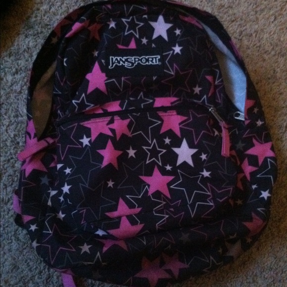 Pink jansport backpack