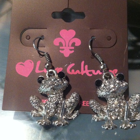 Frog earrings