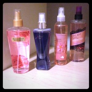 Bundle of 4 body mists from Victoria Secret & BBW