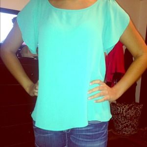 Peaches&cream mint top