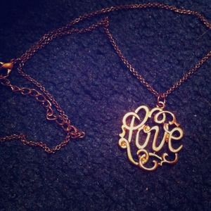 Forever 21 love necklace!