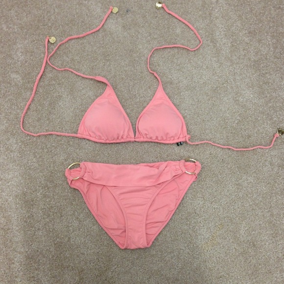 SOLD Depsi peach lightly padded bikini - Picture 1 of 4