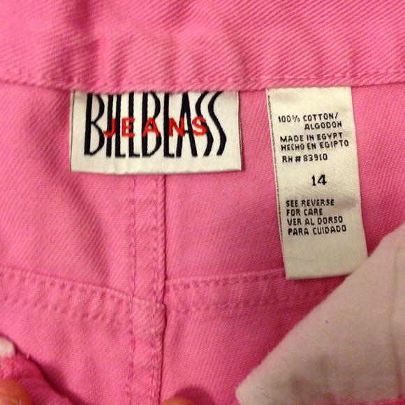 SOLD Pink Denim Shorts - Picture 3 of 4