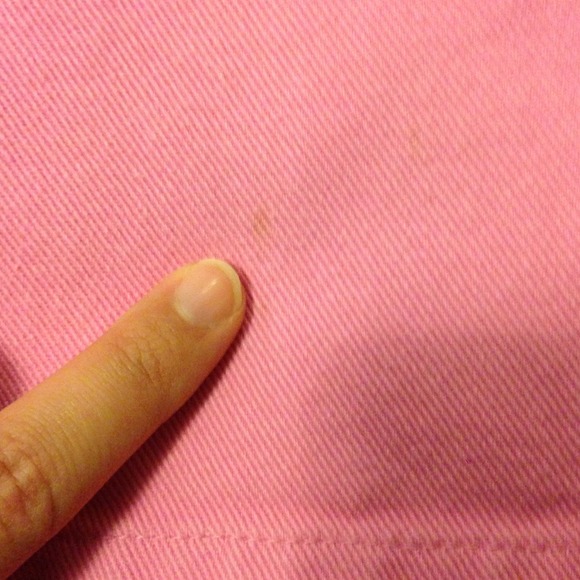 SOLD Pink Denim Shorts - Picture 4 of 4