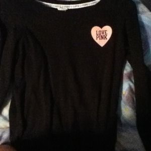 Vs pink crew neck