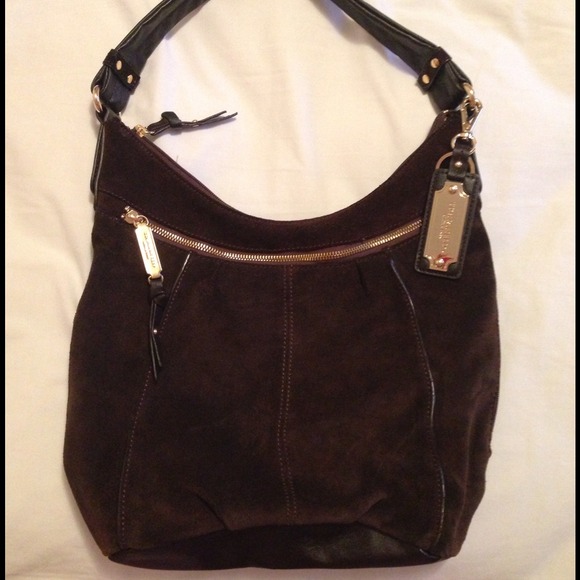 🚫SOLD🚫Tignanello Cocoa Brown Suede Bag 🚫SOLD🚫