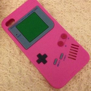 Pink gameboy iPhone 4S case