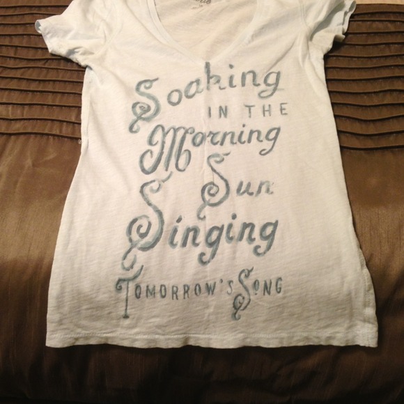 Light blue graphic tee