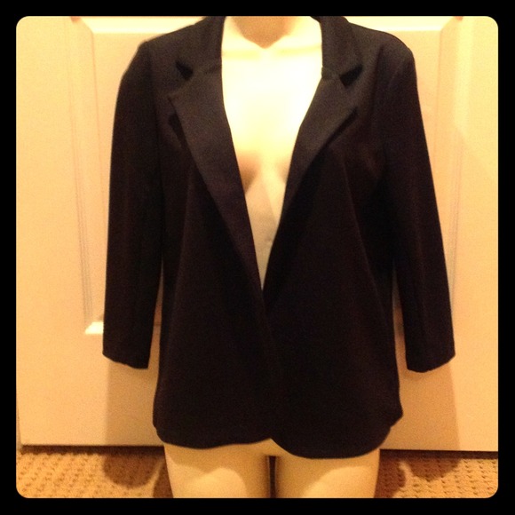 Aqua black blazer Bloomingdales Small Medium